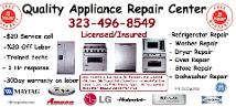 Refrigerator Repair West Hollywood